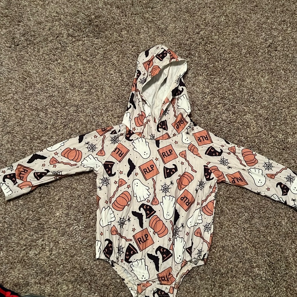 6-12 month old unisex Halloween bodysuit